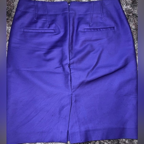 J.Crew No. 2 Purple Pencil Skirt Size 6 Petite - Picture 2 of 7